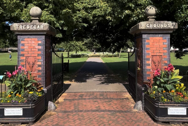 Risca Park Gates